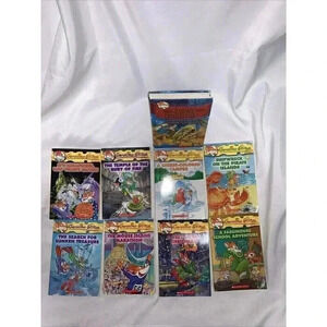 LOT of 9Geronimo Stilton Thea Children's Chapter Books Paperback 1  Hardcover